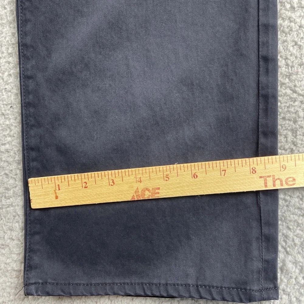 AG Adriano Goldschmie Jean Pant Mens 33x34 Black the Protege Straight Leg Stretc